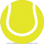 Animation von einem Tennisball der sich dreht am Ende ein Smiley.