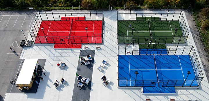 Padel4Fun in Wr. Neudorf Übersicht alle Padel-Plätze